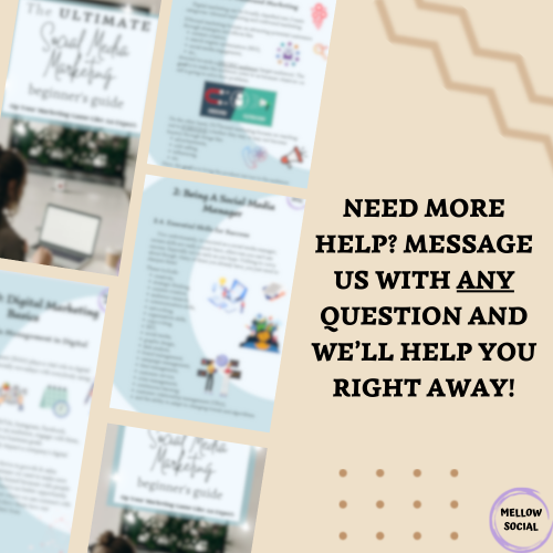 Need more help? Message us with any questions you might have and we will help you right away! It can be a question about the product, the advice, how to implement the growth strategies, other marketing efforts to try, business growth questions, etc.